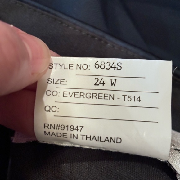 AFTER SIX 6834 HIGH NECK HALTER 2 TONE GOWN, size 24W, Evergreen, Holidays Event - Picture 8 of 11